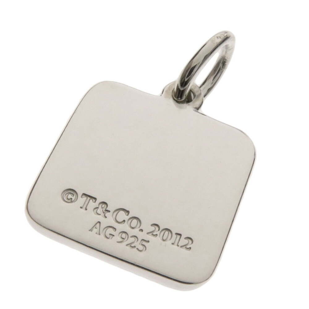 Tiffany Co Shopping Bag Pendant Silver